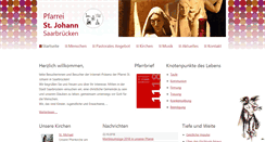 Desktop Screenshot of pfarrei-st-johann.de